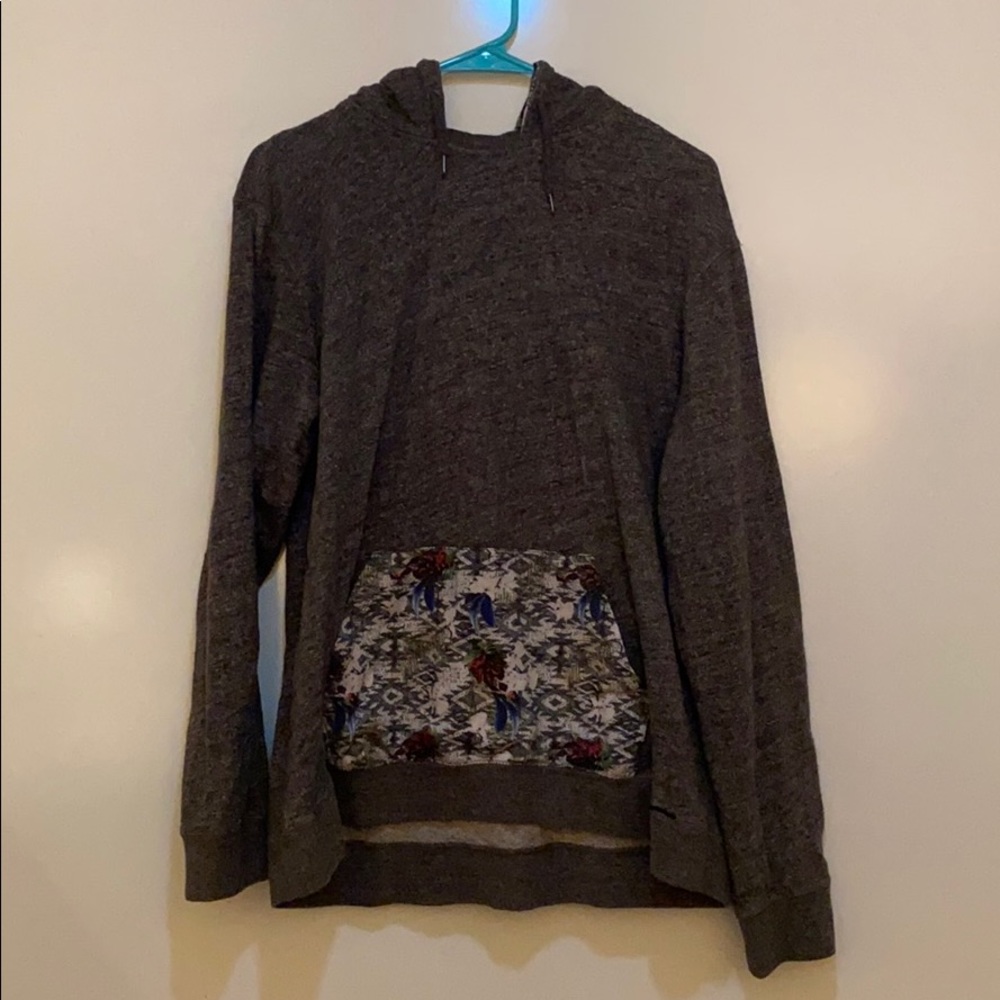 Large Lightly Worn On The Byas Hooded Sweatshirt!